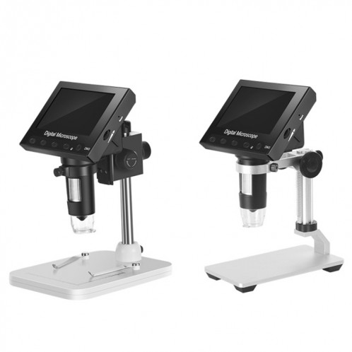 DM3 4,3 pouces écran LED lumière 1000X HD microscope numérique électronique portable, spécification : métal SH75021872-07