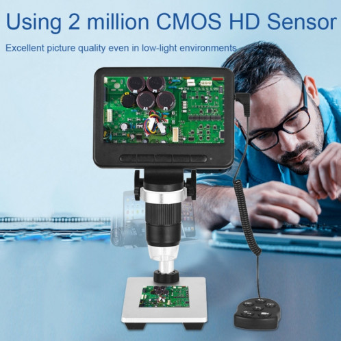 Microscope électronique de maintenance 500X/1000X 5 pouces WIFI HD 2 millions de pixels, spécification : MS2 avec Z06 SH8101251-08