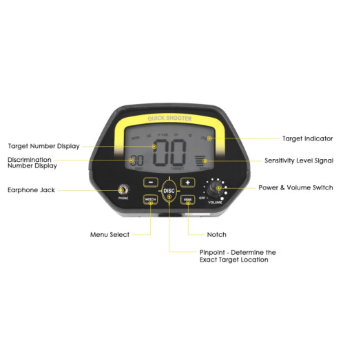 MD4060 Détecteur de métaux souterrain LCD 3,1 pouces SH97011844-07