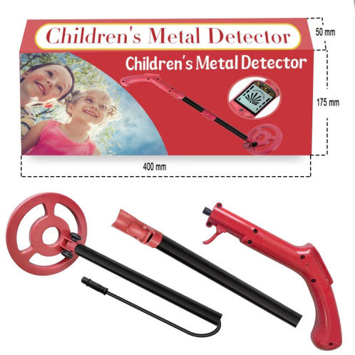 MD3006 Détecteur de métaux Outdoor Treasure Hunter Jouets Détecteur de science pour enfants (rouge) SG801A1717-06