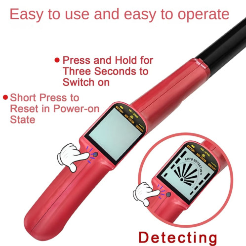 MD3006 Détecteur de métaux Outdoor Treasure Hunter Jouets Détecteur de science pour enfants (rouge) SG801A1717-06