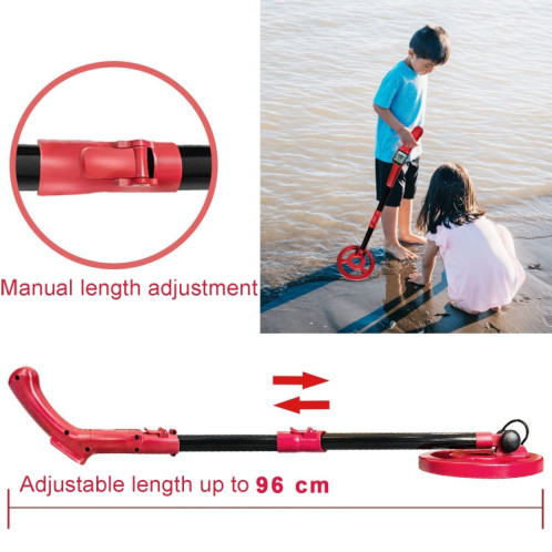 Détecteur de métaux MD3006 Outdoor Treasure Hunter Toys Détecteur de sciences pour enfants (vert clair) SG801B790-06