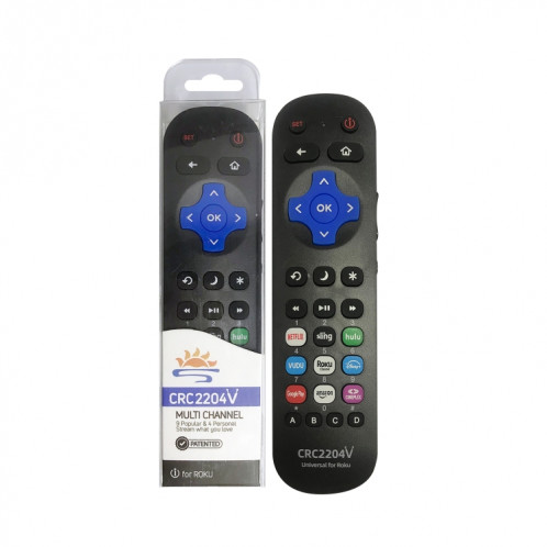 CRC2204V Pour ROKU TV Universal Smart LCD TV Télécommande Infrarouge Télécommande SH48391354-04