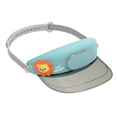 Chapeau de ventilateur sans lame pour animaux de compagnie mignon USB rechargeable vitesse réglable protection solaire d'été pare-soleil ventilateur (Sun Lion) SH501B540-08