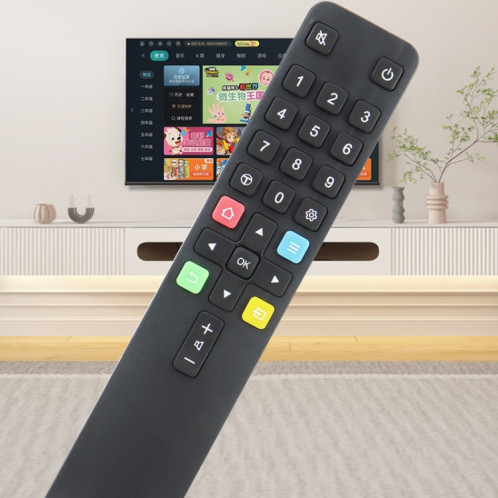 Pour télécommande TV TCL ARC801L RC801LDCI1 49p3 55p3, Etc. (noir) SH801A502-06