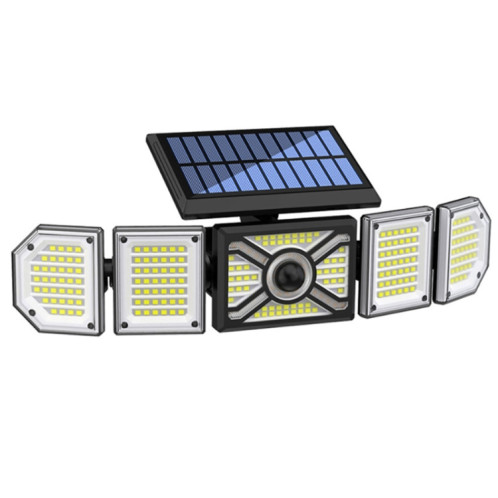 Lampe solaire à 5 têtes pour extérieur, lumière de jardin, corps humain, capteur LED (TY10708) SH101A1614-07