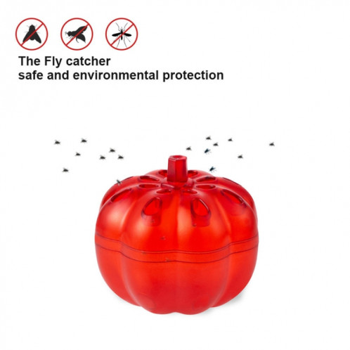 SK116 2pcs Petits pièges à mouches à fruits à la citrouille Fruit Flying Worm Catcher (Rouge) SH301A763-09
