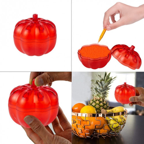 SK116 2pcs Petits pièges à mouches à fruits à la citrouille Fruit Flying Worm Catcher (Rouge) SH301A763-09