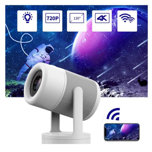 Projecteur J1 1280 X 720P WiFi 6 Système Android 11 Prend en charge la mise en miroir de l'écran Prise britannique SH6103671-09
