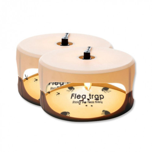 2pcs SK111 Pet Household Flea Lamp Flea Sticky Trapper Dispositif de capture de puces () SH601B1777-07