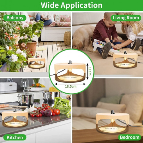 2pcs SK111 Pet Household Flea Lamp Flea Sticky Trapper Dispositif de capture de puces () SH601B1777-07