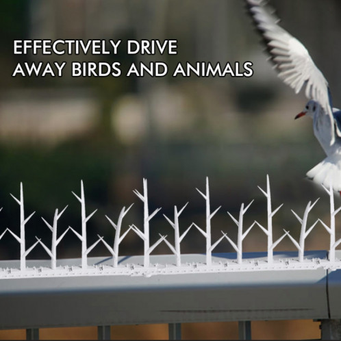 SK477 6 pièces en plastique Anti-oiseau épine Anti-vol Anti-chat épine électrique arbre branche oiseau répulsif épine SH88011963-09