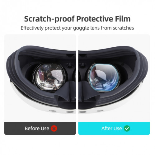 Pour PlayStation VR2 Hifylux PS-FF29 ensemble de Films de protection d'objectif Film souple en TPU anti-rayures HD (comme indiqué) SH401A1717-08