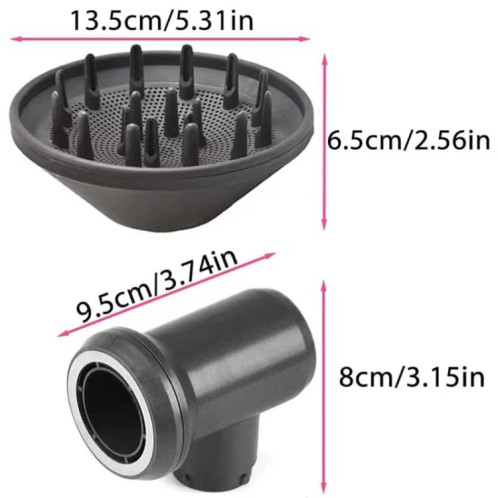 Pour sèche-cheveux Dyson Airwrap diffuseur buse accessoire de remplacement sans adaptateur SH7101341-06