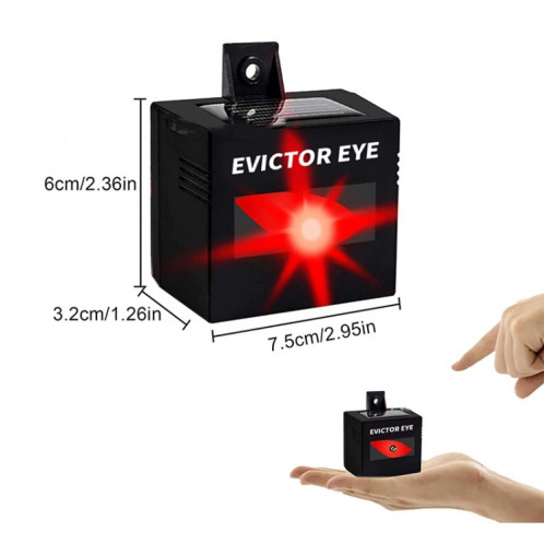 SK191 1pc Solaire Ferme Wild Eagle Eye Animal Repeller SH0301279-010