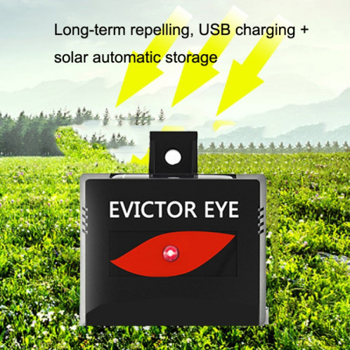 SK191 1pc Solaire Ferme Wild Eagle Eye Animal Repeller SH0301279-010
