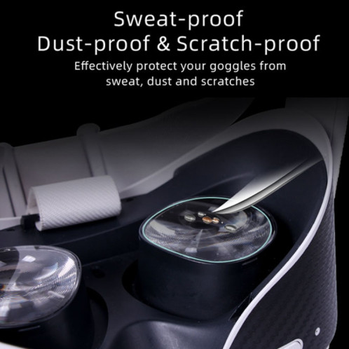 Pour Oculus Quest 2 Hifylux Q2-FF6 Film de protection d'objectif HD Film souple anti-rayures anti-transpiration (comme indiqué) SH001A18-09