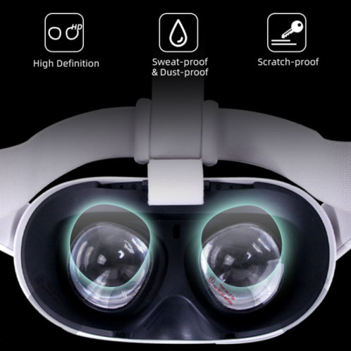 Pour Oculus Quest 2 Hifylux Q2-FF6 Film de protection d'objectif HD Film souple anti-rayures anti-transpiration (comme indiqué) SH001A18-09