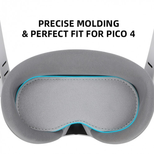Pour PICO 4 Hifylux PC-ZF17 Protecteur d'objectif Lunettes VR Tampon éponge anti-poussière (gris clair) SH901A829-08