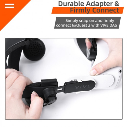 Pour adaptateur de casque Oculus Quest 2 Hifylux connecteur de bandeau intelligent d'écoute HTC VIVE (comme indiqué) SH201A427-08