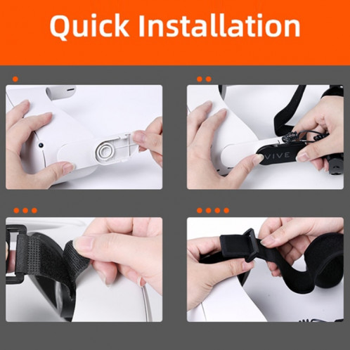 Pour adaptateur de casque Oculus Quest 2 Hifylux connecteur de bandeau intelligent d'écoute HTC VIVE (comme indiqué) SH201A427-08