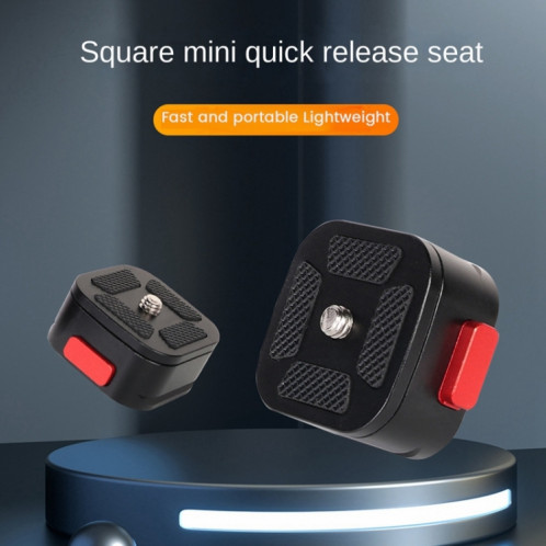 Z049 Quartet Mini pince à plaque à dégagement rapide pour appareil photo reflex numérique caméscope trépied monopode SH7101474-05