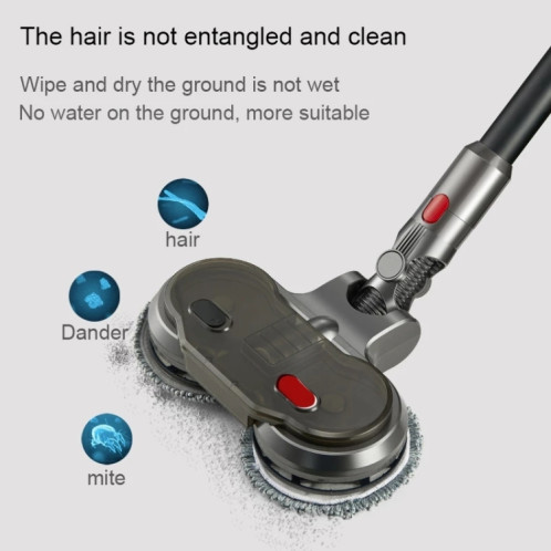 Pour aspirateur Dyson V15 tête de vadrouille électrique humide et sèche avec réservoir d'eau et chiffon 6 pièces SH10011391-08