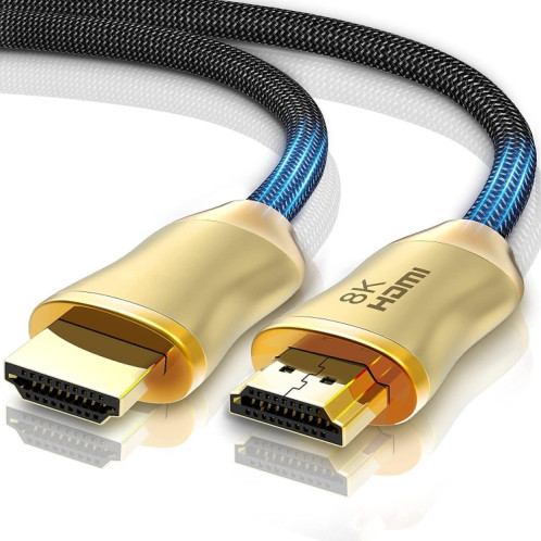 CO-HD801 15m HDMI 2.1 Version 8K 60Hz pour PS4 câble projecteur ordinateur portable décodeur câble (or) SH207A1707-05