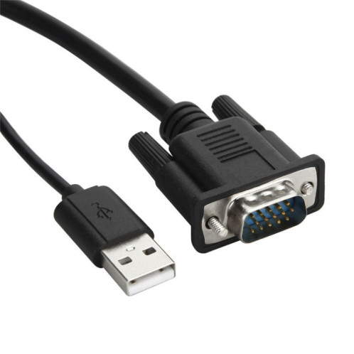 HD55Y Câble adaptateur VGA vers HDMI Convertisseur VGA + USB vers HD 1080P avec alimentation (Noir) SH001A1188-09