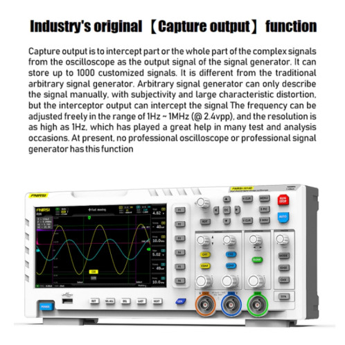 FNIRSI 1014D 2 en 1 Oscilloscope numérique à bande passante 100M double canal Générateur de signal d'échantillonnage 1GS, prise US SF32011963-015