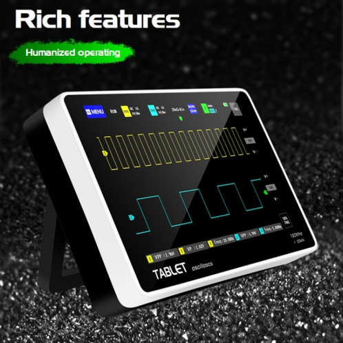 FNIRSI 1013D 1GS Sampling Dual Channel 100M Bandwidth Digital Oscilloscope, US Plug (Anglais) SF901A600-018