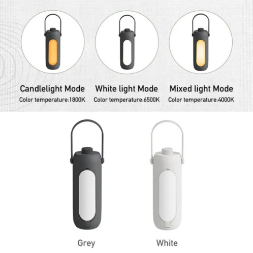 Lampes de camping suspendues en plein air pour éclairage de tente, couleur : blanc SH2302670-08