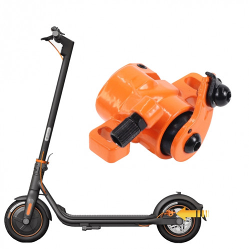 A44424 Équipement de frein à disque de roue arrière de frein de scooter électrique pour Ninebot F20 / F25 / F30 / F40 (Orange) SH601A80-08