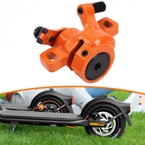 A44424 Équipement de frein à disque de roue arrière de frein de scooter électrique pour Ninebot F20 / F25 / F30 / F40 (Orange) SH601A80-08