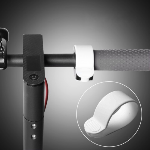 X0211 2 pièces Scooter accélérateur cadran coque en silicone cadran couverture pour Xiaomi M365/1S/Pro/MAX G30/ES2 (blanc) SH901C335-07