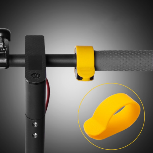 X0211 2 pièces Scooter accélérateur cadran coque en silicone cadran couverture pour Xiaomi M365/1S/Pro/MAX G30/ES2 (jaune) SH901E939-07