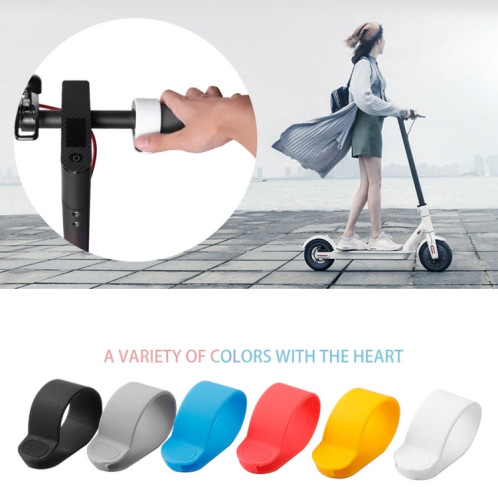 X0211 2 pièces Scooter accélérateur cadran coque en silicone cadran couverture pour Xiaomi M365/1S/Pro/MAX G30/ES2 (blanc) SH901C335-07