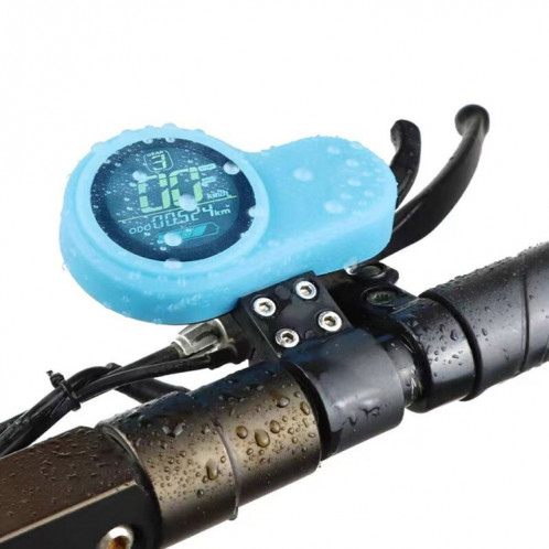 Pour étui en silicone d'affichage de couverture d'instrument de Scooter électrique KUGOO M4 Pro (bleu) SH301C882-06