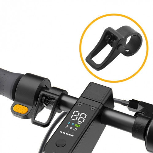 X0153 pour Ninebot MAX G30 Scooter électrique crochet pliant boucle pliante accessoires (noir) SH401A1864-06
