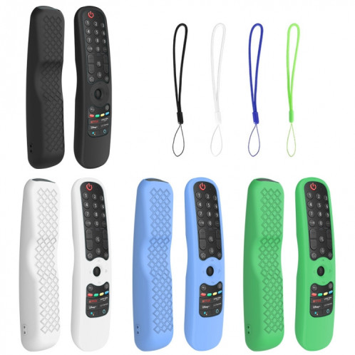 Pour LG AN-MR21GC / AN-MR21N / AN-MR21GA TV télécommande étui en silicone (vert lumineux) SH201D235-08