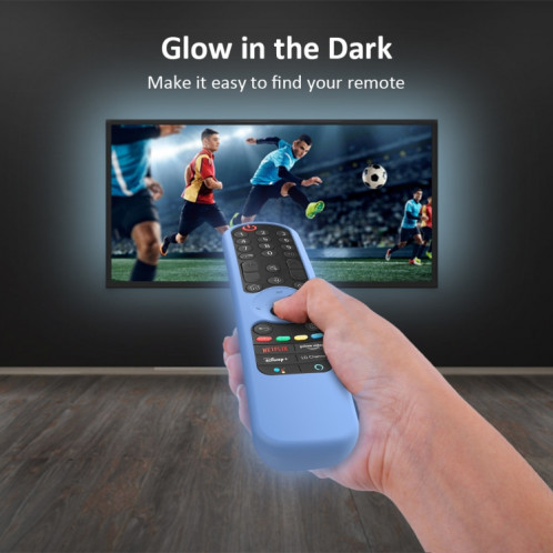 Pour LG AN-MR21GC / AN-MR21N / AN-MR21GA TV télécommande étui en silicone (vert lumineux) SH201D235-08