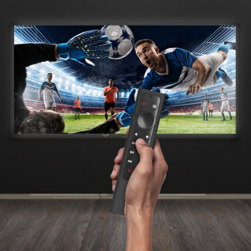 Pour coque en silicone pour télécommande NVIDIA Shield TV Pro 4K HDR avec lanière (noir) SH301A473-08