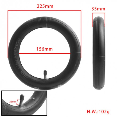 Pour pneu pneumatique de scooter électrique Ninebot F20/25/30/40 10 pouces, style : pneu intérieur + pneu extérieur. SH4803877-07