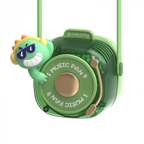 GL120-123 Ventilateur de cou suspendu Summer Handheld USB Mini ventilateur portable (vert) SH001C1960-010