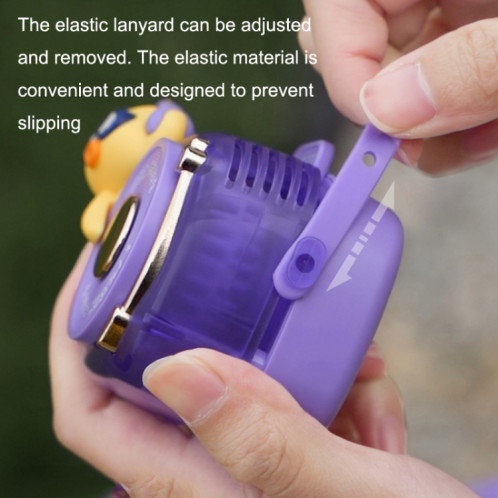 GL120-123 Ventilateur de cou suspendu Summer Handheld USB Mini ventilateur portable (vert) SH001C1960-010