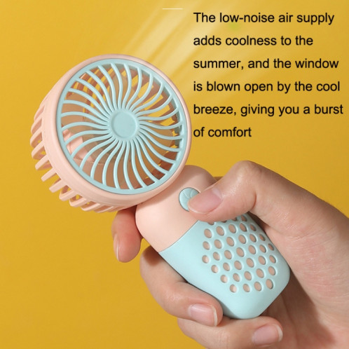 Z8 Handheld Cute Mini USB Fan Portable Dortoir Ventilateur de bureau (Rose) SH901D1233-07