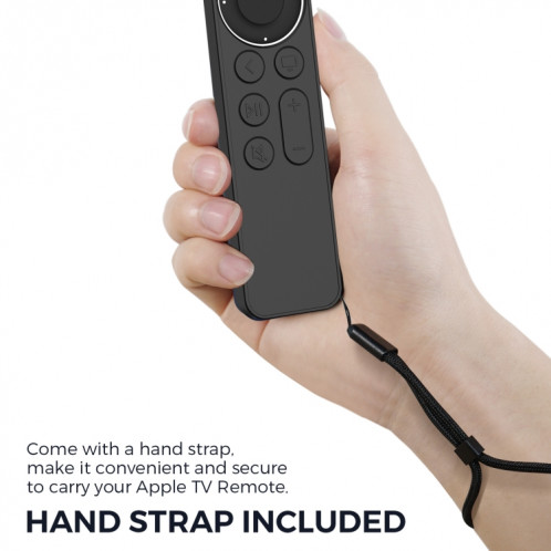 Pour Apple TV Siri Remote 2/3 AhaStyle PT165 Télécommande Étui de protection en silicone (Rose) SA801A907-08