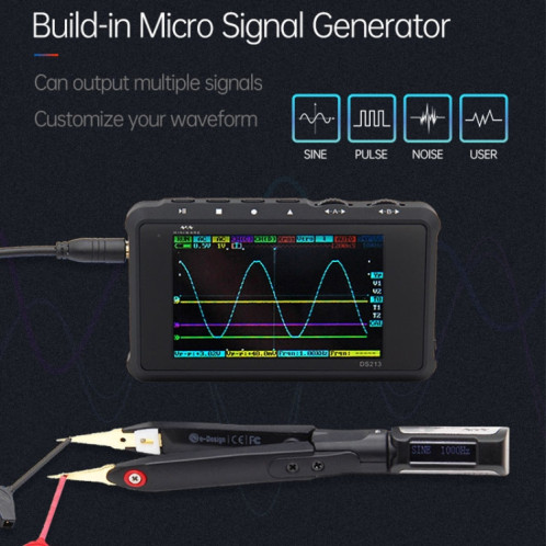 MINIWARE DT71 multimètre générateur de signal de pince à épiler numérique SM6130695-016