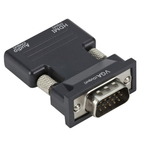 Adaptateur HDMI pour projecteur HDMI vers VGA avec câble audio Convertisseur HD pour ordinateur SH37011214-07
