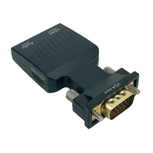 Adaptateur HDMI pour projecteur VGA vers HDMI avec câble audio Convertisseur HD pour ordinateur SH3702520-07